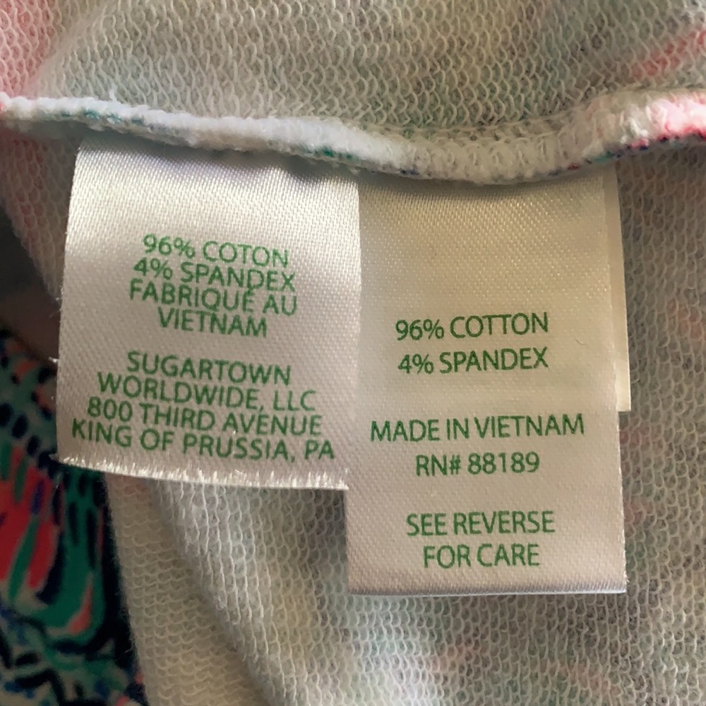 Lilly Pulitzer Sandy Shell Stripe Popover Jacket Pullover XS RARE HTF GORGEOUS - Picture 5 of 8